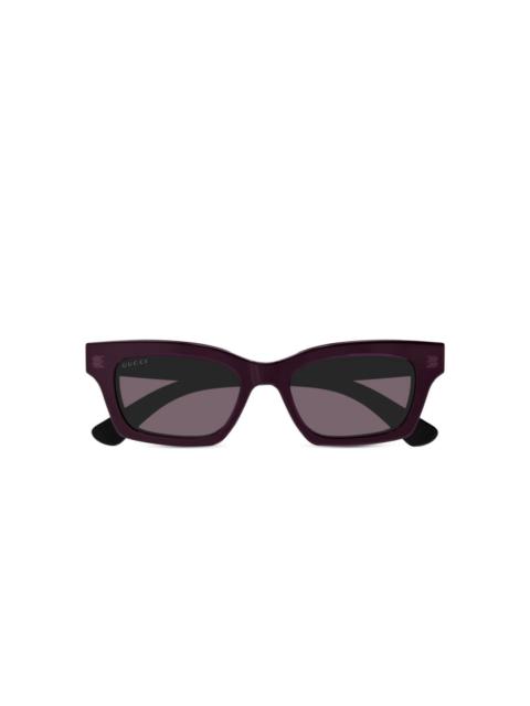 GUCCI rectangle-frame sunglasses