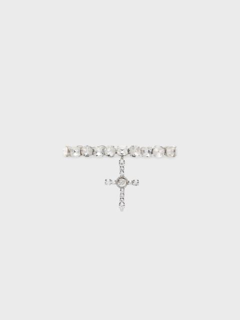 Blumarine METAL CHOKER WITH GEM SETTINGS AND PENDANT