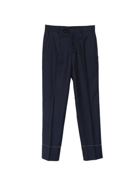 Brioni Tigullio pressed-crease tailored trousers
