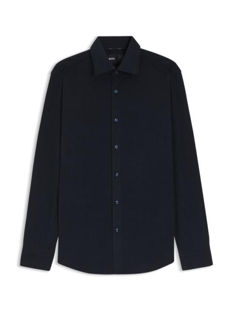 BOSS REGULAR-FIT SHIRT IN BABY CORDUROY