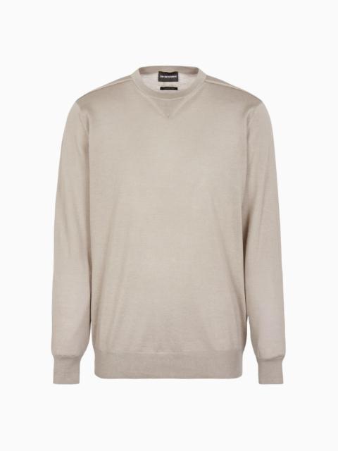 ASV Lyocell and wool-blend jumper