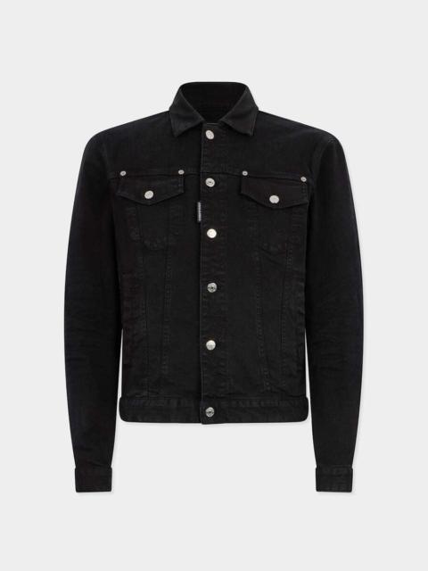 DSQUARED2 GARMENT DYED DAN JEAN JACKET