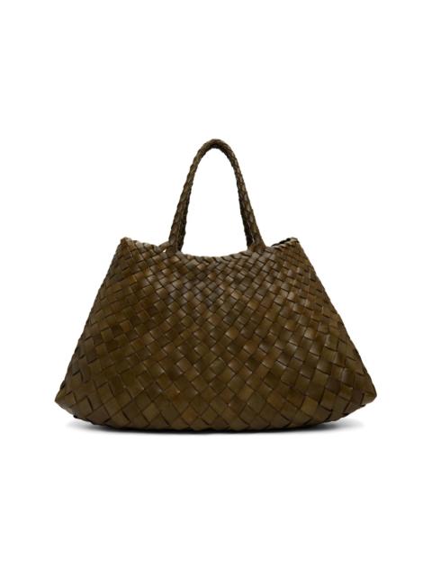 DRAGON DIFFUSION Khaki Santa Croce Small Tote