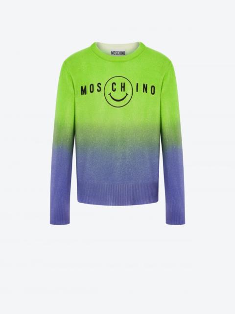 Moschino MOSCHINO SMILEY® DEGRADING SWEATER