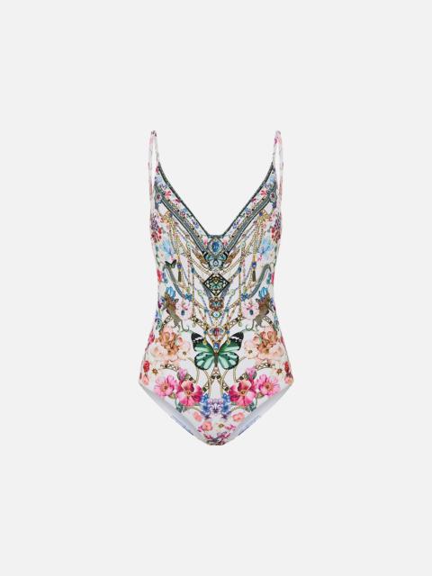 CAMILLA WIRED V NECK ONE PIECE