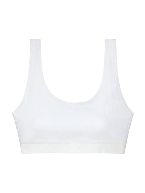 Wolford Women's Beauty Cotton Scoop Neck Bralette - Pearl
