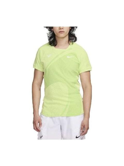 Nike Nike Dri-Fit Rafa Short-Sleeve Tennis T-Shirts 'Action Green' DV2878-313