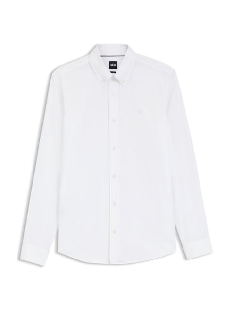 BOSS SLIM-FIT SHIRT IN SOFT-TOUCH COTTON POPLIN