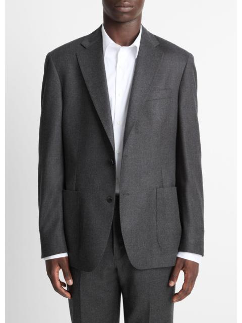 Vince Wool-Silk Flannel Relaxed Sport Coat