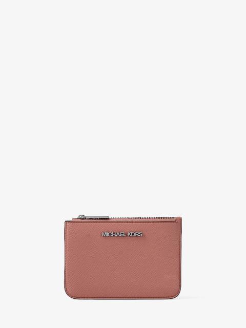 MICHAEL KORS Jet Set Saffiano Leather Coin Purse
