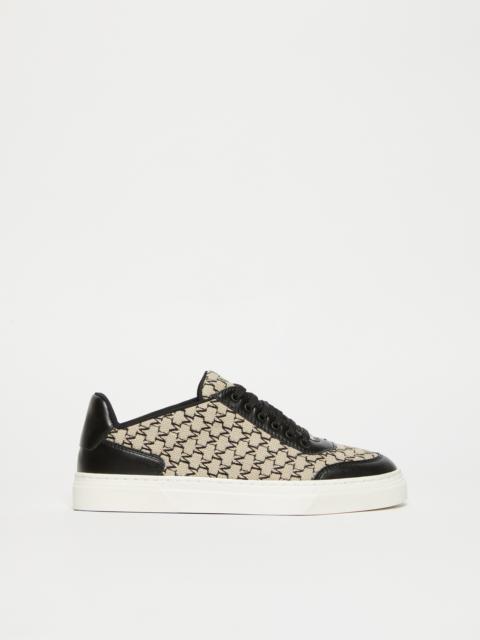 Max Mara CITYSNEAKER Jacquard-knit monogram sneakers