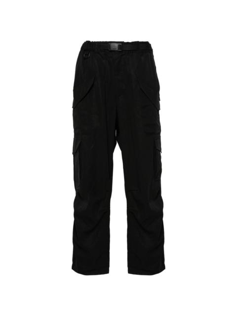 belted straight-leg cargo pants