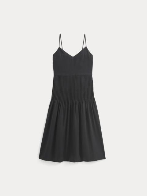 EVERLANE THE PLEATED SLIP DRESS IN BUTTERLITE