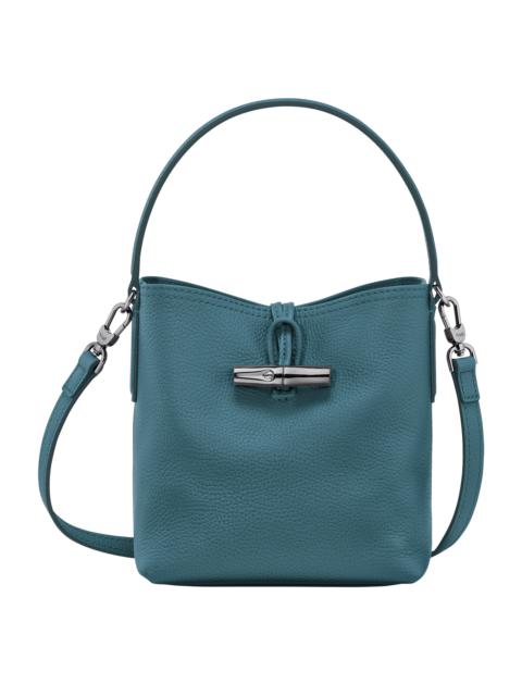 Longchamp Le Roseau Essential XS Bucket bag Peacock - Leather