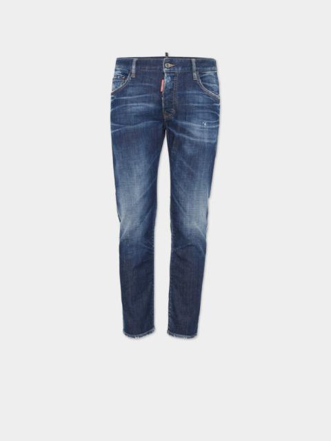 DARK BASIC WASH SKATER JEANS