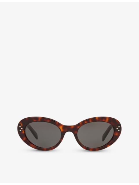 CELINE CL000311 CL40193I cat-eye tortoiseshell acetate sunglasses
