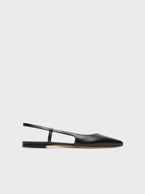 Theory Slingback Flat in Leather