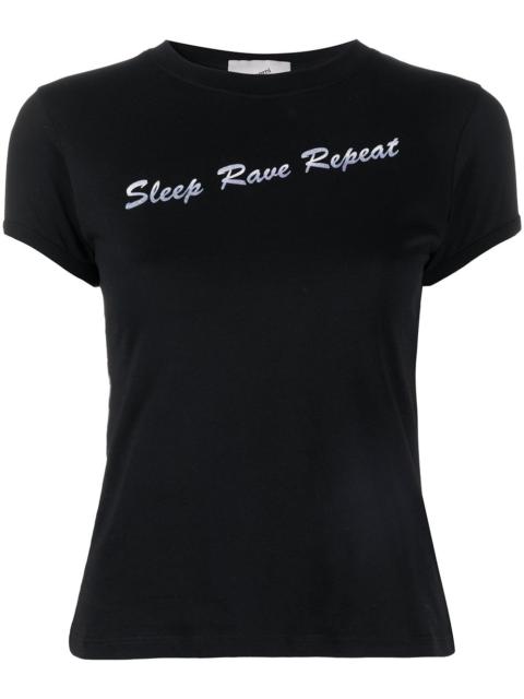 COPERNI slogan print fitted T-shirt
