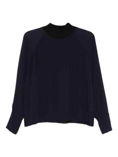 PESERICO ribbed high-neck top