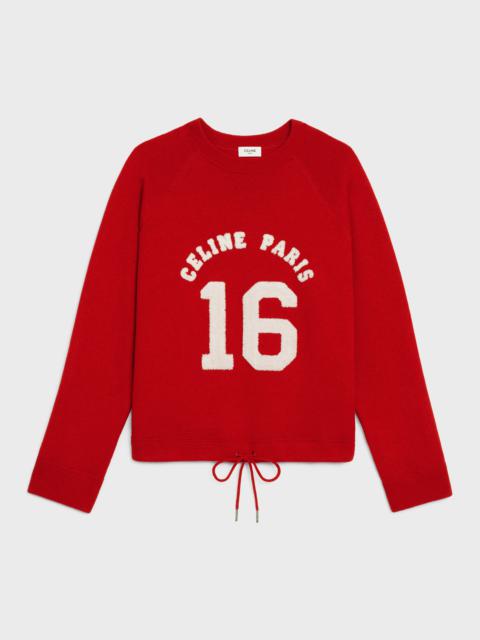 CELINE CELINE 16 SWEATSHIRT IN WOOL AND CASHMERE