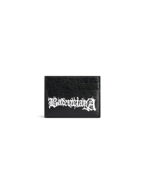 BALENCIAGA Men's Cash Card Holder Diy Metal  in Black/white