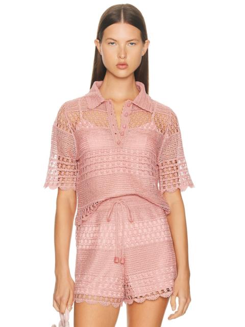 Zimmermann Wanderlust Sun Crochet Top