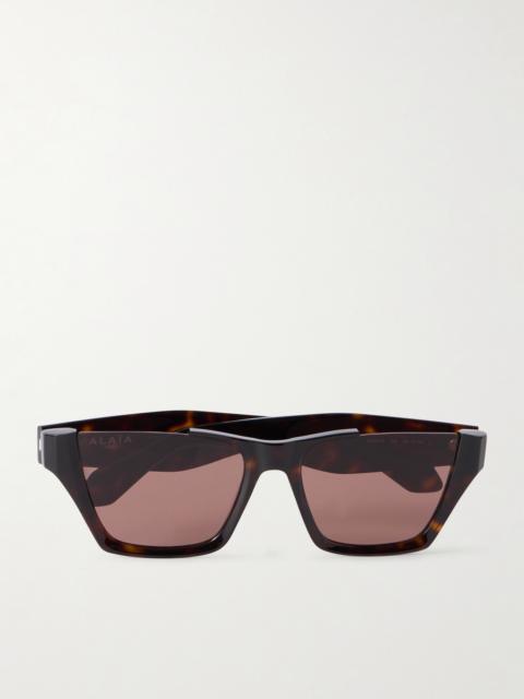 Alaïa Square-frame Tortoiseshell Acetate Sunglasses