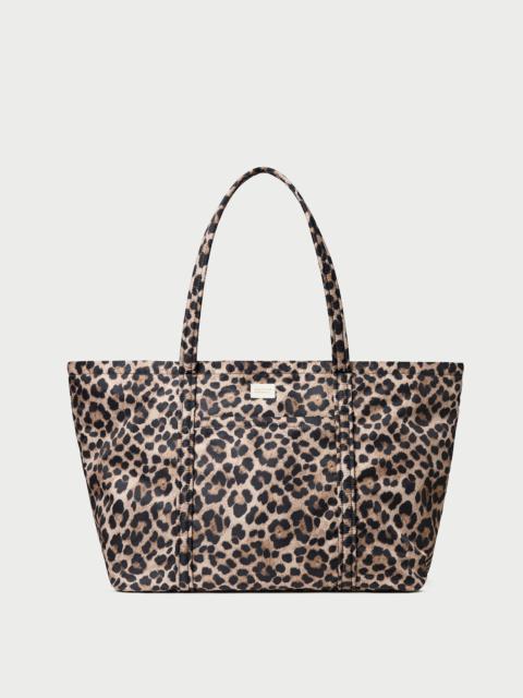 LOEFFLER RANDALL Dina Brown/Leopard Travel Tote