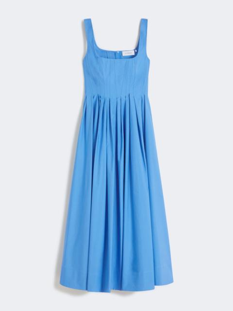 Sportmax GIRO Long sleeveless pure cotton dress - AVIO
