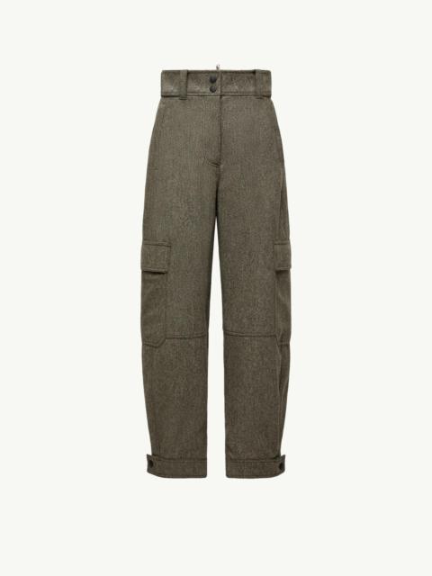 Moncler Grenoble Wool Gabardine Cargo Pants