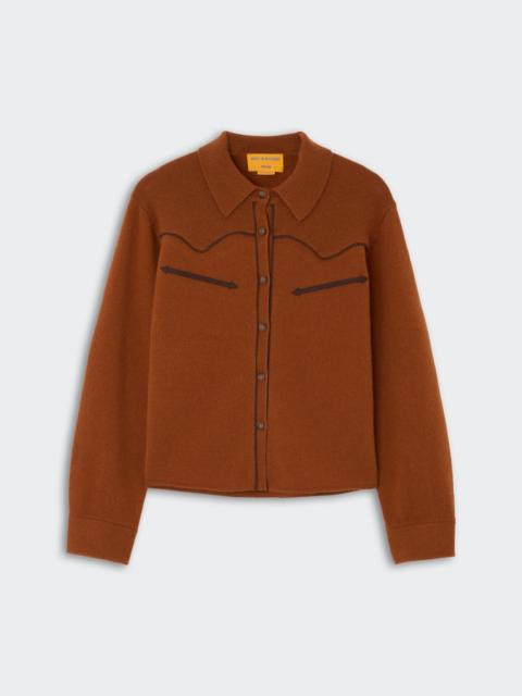 GUEST IN RESIDENCE Cropped Western Shirt