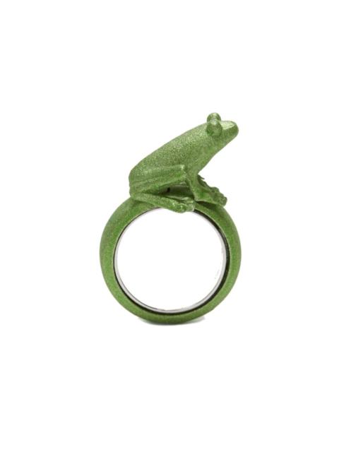 Frog textured-finish ring