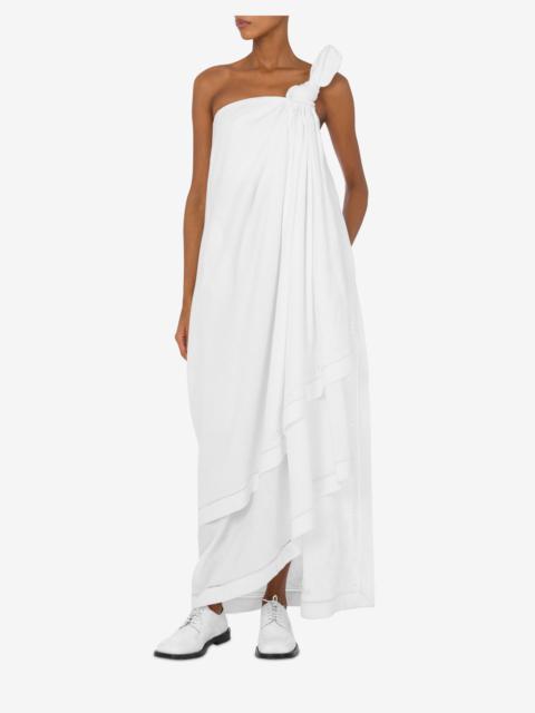 Moschino COTTON BLEND BUSTIER DRESS M EMBROIDERY