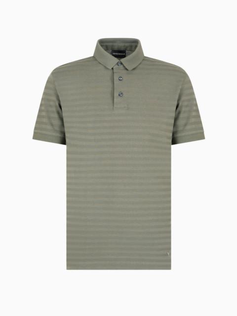 JACQUARD JERSEY POLO SHIRT