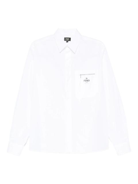 FENDI Fendi Logo-detail Pocket Shirt