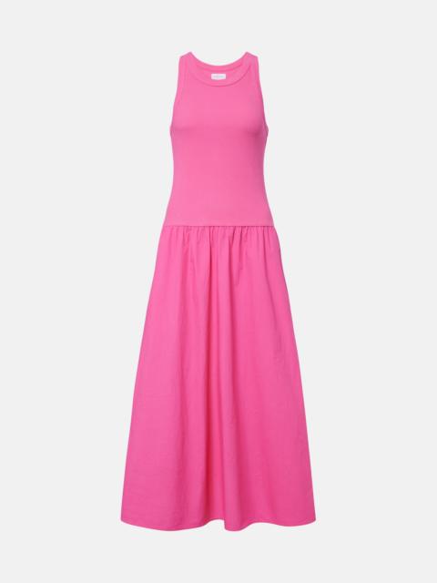 velvet Romilly cotton-blend midi dress