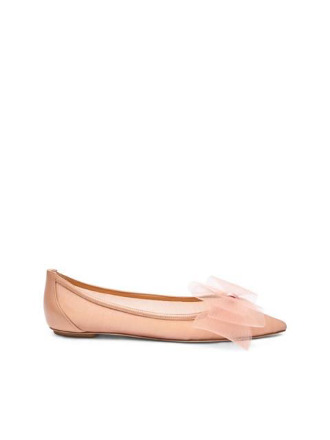 Stuart Weitzman leather ballerina shoes