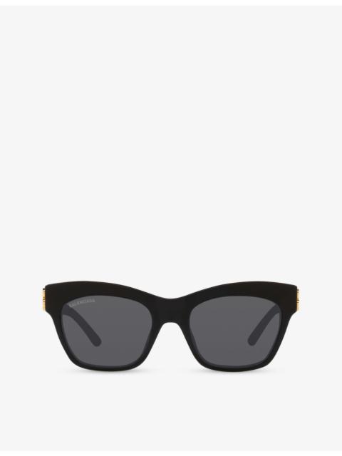 BALENCIAGA BB0132S cat-eye frame acetate sunglasses