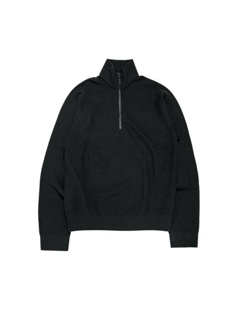 Veilance Conic Wool Half Zip Neck Black