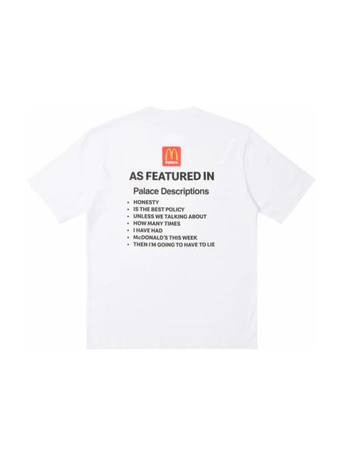 PALACE Palace x McDonald's Description I T-shirt White