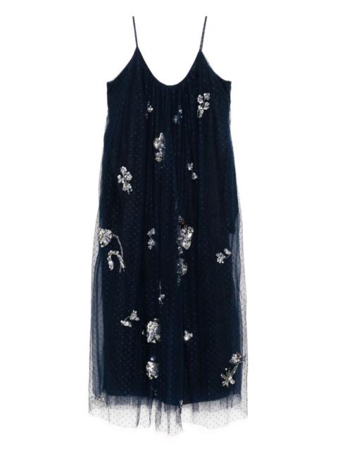 BIYAN tulle gathered camisole dress