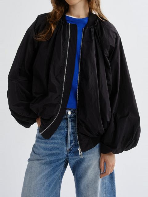 AGOLDE RAFFI BOMBER JACKET IN BLACK