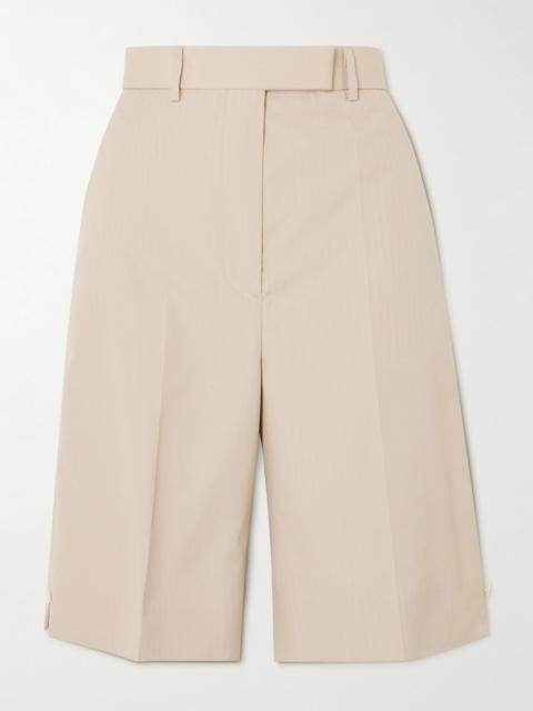 Thom Browne Pleated Canvas Shorts