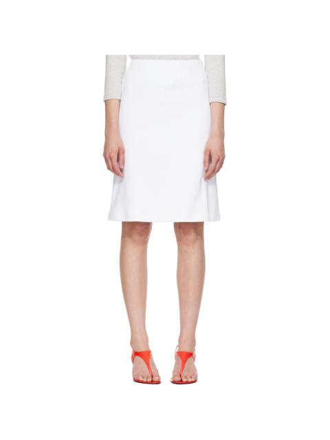 FLORE FLORE White Marie Midi Skirt