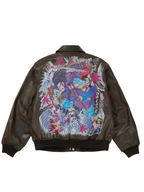 SUSANOO LEATHER FLIGHT JACKET BROWN