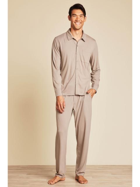 Barefoot Dreams Malibu Collection® Triblend Buttondown Shirt