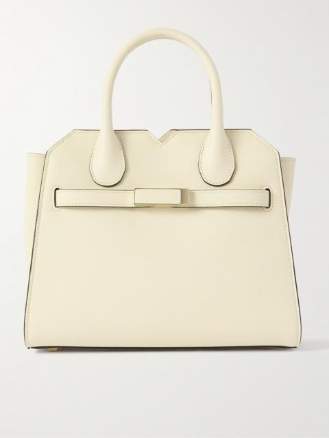 Valextra Milano Mini Textured-leather Tote