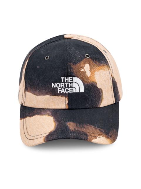 x TNF bleached denim print 6-panel cap