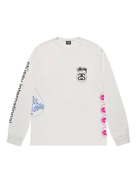 Stussy Test Strike Pigment Dyed Long-Sleeve Tee 'Natural'