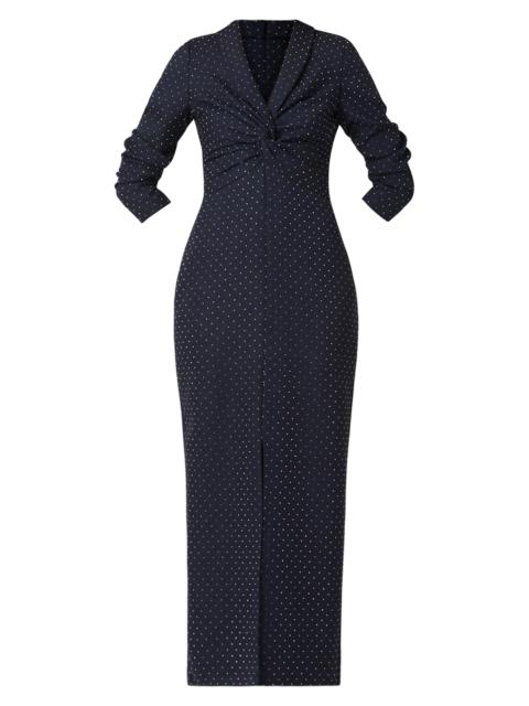 Shoshanna Women's Asher Twill Maxi Dress - Navy Silver